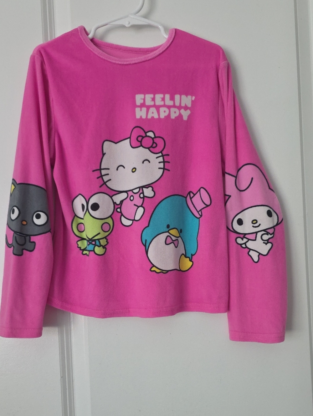 Hello Kitty & Friends by Sanrio Graphic Pajama Top Girls S 6/6X